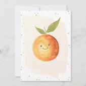 Une petite invitation au Baby shower Cutie (Dos)