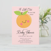 Une petite invitation au Baby shower Cutie (Debout devant)