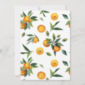 Une petite invitation au Baby shower Cutie (Dos)