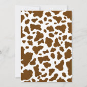 Une petite invitation au Baby shower de cowboy (Dos)