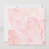 Une petite invitation au baby shower Snowflake (Dos)