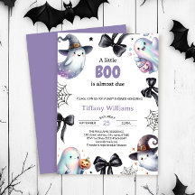 Une Petite Invitation Baby shower Boo | Fantôme mi