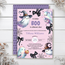 Une Petite Invitation Baby shower Boo | Fantôme mi