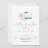 Une Petite Invitation Baby shower Citrouille (Devant)