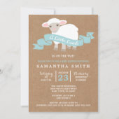 Une petite invitation de baby shower de garçon (Devant)