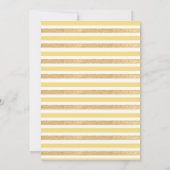 Une Petite Invitation De Baby shower De Tournesol (Dos)