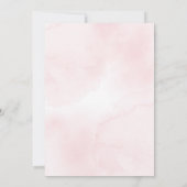 Une Petite Invitation De Baby shower Fille Un Peu (Dos)