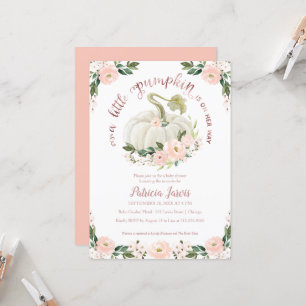 Une Petite Invitation De Baby shower Floral Citrou