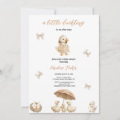 UNE PETITE INVITATION DE DUCKS DE BABYSHOWER (Devant)