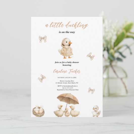 UNE PETITE INVITATION DE DUCKS DE BABYSHOWER (Debout devant)