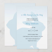 Une petite invitation de lapin en route (Devant / Derrière)