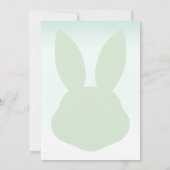 Une petite invitation de lapin en route (Dos)