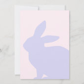 Une petite invitation de lapin en route (Dos)