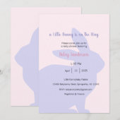 Une petite invitation de lapin en route (Devant / Derrière)