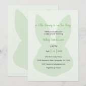 Une petite invitation de lapin en route (Devant / Derrière)