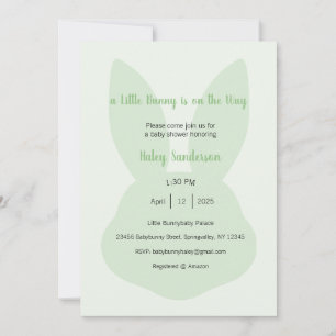 Une petite invitation de lapin en route