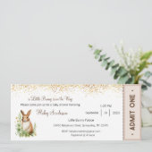 Une petite invitation de lapin en route, bébé (Debout devant)