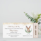 Une petite invitation de lapin en route, bébé (Debout devant)
