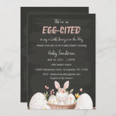 Une petite invitation de lapin en route, Egg-cited (Devant / Derrière)