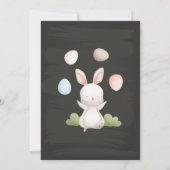 Une petite invitation de lapin sur le chemin, Œuf- (Dos)