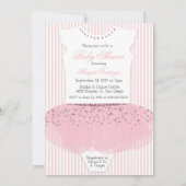 Une petite invitation de princesse baby shower (Dos)
