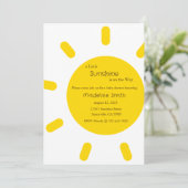 Une petite invitation de soleil arrive, bébé (Debout devant)