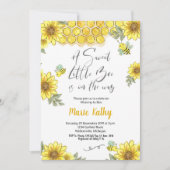 Une petite invitation douce de baby shower (Devant)