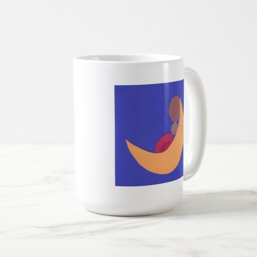 Une petite lune logo Mug (Devant droit)