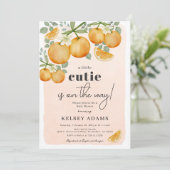 Une petite merveille est en route Invitation à la  (Debout devant)