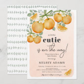 Une petite merveille est en route Invitation à la  (Devant / Derrière)