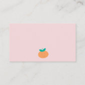 Une petite mignonne est sur le chemin de la carte  (Dos)