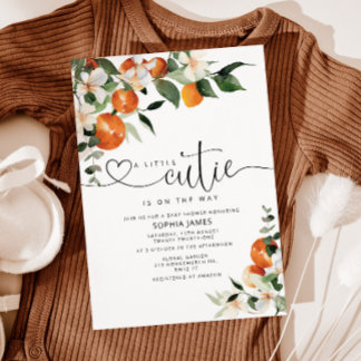 Une petite mignonne invitation pour une baby showe