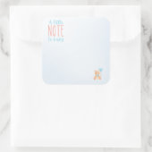 Une petite note à Bébé Sticker Inside Book pour Bé (Sac)