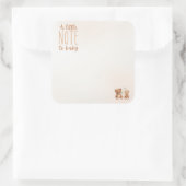 Une petite note à Bébé Sticker Inside Book pour Bé (Sac)