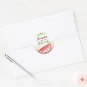 Une petite pastèque mignonne étiquette enveloppe (Enveloppe)