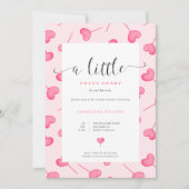 Une Petite Petite Amoureuse Invitation Baby shower (Devant)