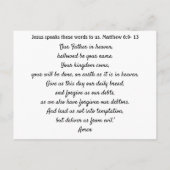 Une Petite Prière Pour Vous Carte Memento Fermée E (Dos)