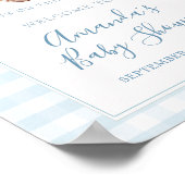 Une Petite Tarte À Cutie Affiche de bienvenue Bleu (Coin)