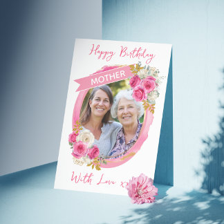 Une photo Carte d'anniversaire de maman / Fête des
