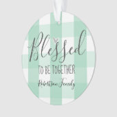 Une photo de Noël béni d'être ensemble (devant)