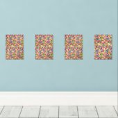 Une pièce d'art moderne et vibrante, avec des pein (Parquet)