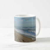 Une Plage De cacao Matin Café Mug (Devant droit)