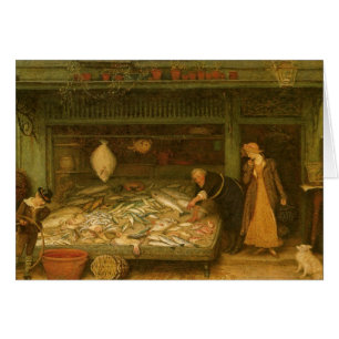 Une poissonnerie par Frederick Walker