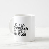 Une pomme par jour... Mème Mug (Devant gauche)