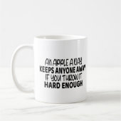 Une pomme par jour... Mème Mug (Gauche)