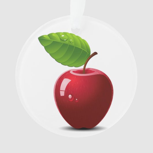 Une pomme pour l'enseignant - Ornement - SRF (devant)