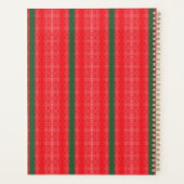 Une pomme rouge vif est posée sur une surface blan (Dos)