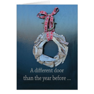 Une porte différente - Nouvelle carte de vacances 