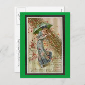 Une prière à la carte postale de St Valentine (Devant / Derrière)