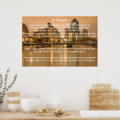 Une prière Bright San Diego Affiches (Cuisine)